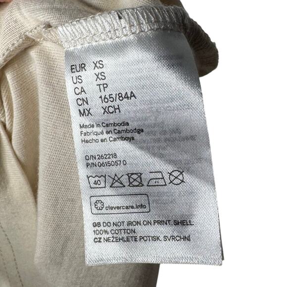 Disney H&M Divided Lion King Simba Cream Long Sleeve Shirt Size XS NWT - Picture 9 of 10